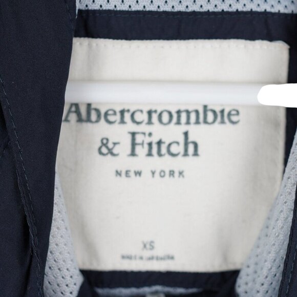 Abercrombie &‎ Fitch Black Hooded Light Jacket XS - Picture 4 of 8